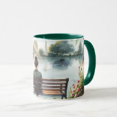 Mug Sunset Reflections Lake Scene (Devant droit)