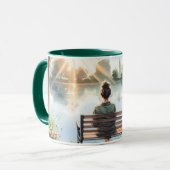 Mug Sunset Reflections Lake Scene (Devant gauche)