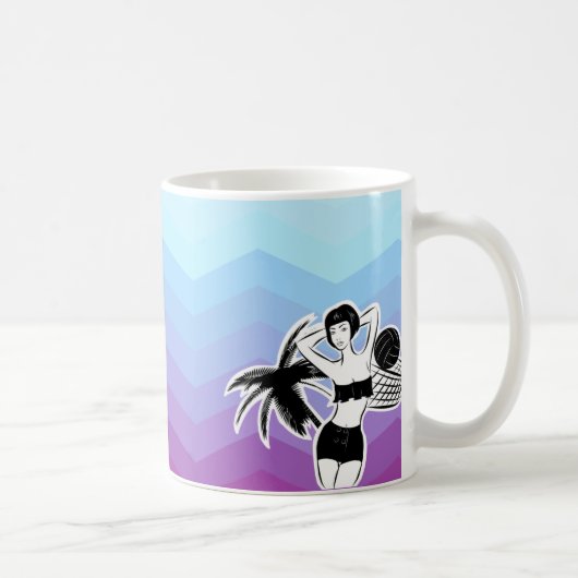 Mug Sunset Resort Chevron Print (Droite)