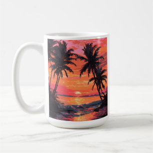 Mug Sunset Serenity Beach Scene