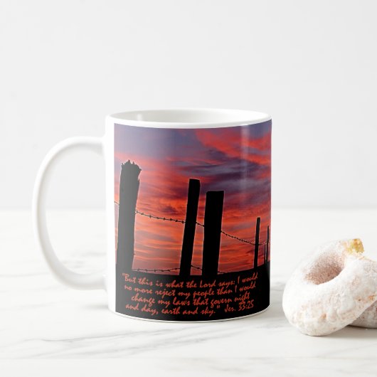 Mug Sunset Sky Inspiration (Avec donut)