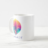 Mug Sunset Surfboard Paradise - (Devant gauche)