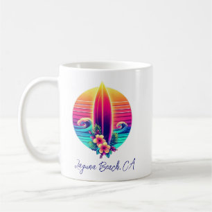 Mug Sunset Surfboard Paradise -