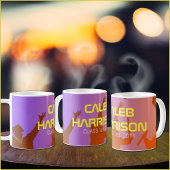 Mug Sunset Vibrant Moderne Tech Graduation