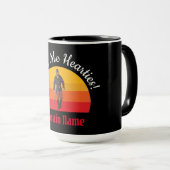 Mug Sunset Watercolor Pirate Party Ahoy, Moi Coeurs! (Devant droit)