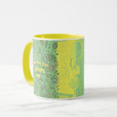 Mug Sunshine Girl Vert et Jaune (Devant gauche)