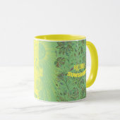 Mug Sunshine Girl Vert et Jaune (Devant droit)