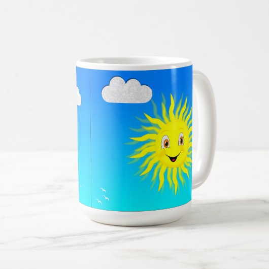 Mug Sunshine Happy Face (Devant droit)