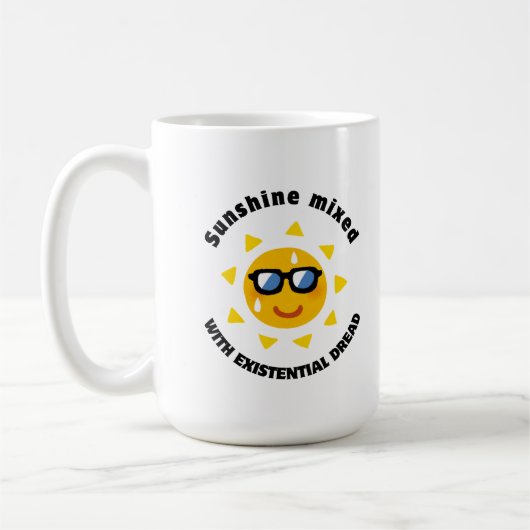 Mug Sunshine Mixed with Existential Dread (Gauche)