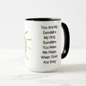 Mug Sunshine Personnalisé De 15 oz Créé Par Zazz_i (Devant droit)