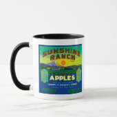 Mug Sunshine Ranch Apple Étiquette - Wapato, WA (Gauche)