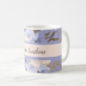 Mug Sunshine Romantique Violet & Sage Botanique Floral (Devant droit)