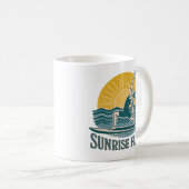 Mug SUP Sunrise Flow Paddleboard Yoga | Graphic Print (Devant droit)