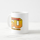 Mug Super 60 Toutes les pièces d'origine (Devant gauche)