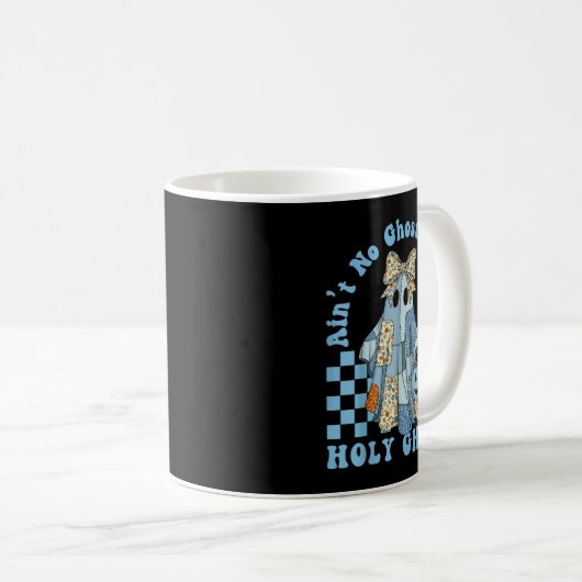 Mug Super Aint No Ghost Like The Holy Ghost Christian (Devant droit)