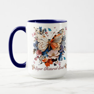 Mug Super Âme Naturelle : Jardin des Papillons