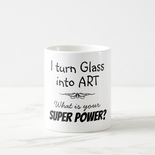 Mug Super Artiste en Verre (Centre)