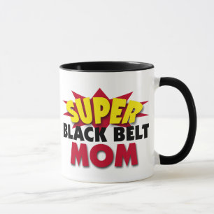 Mug Super Black Belt Maman