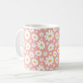 Mug Super Blush Boho Daisy Floral Garden Motif (Devant gauche)