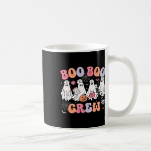 Mug Super Boo Boo Crew Nurse Funny Ghost Women Hallow