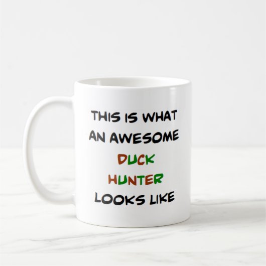 Mug super chasseur de canard (Gauche)