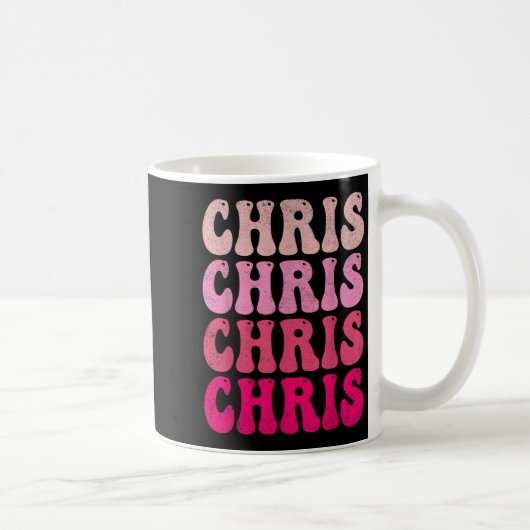 Mug Super Chris Prénom D I Love Chris Tee - shirts Mèm (Droite)