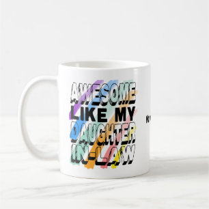 Mug Super Comme Ma Belle-Fille, Drôle Coloré