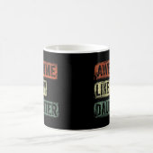 Mug Super Comme Ma Fille Fête des pères (Centre)