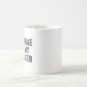 Mug Super Comme Ma Fille Fête des pères Drôle (Centre)