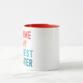 Mug Super Comme Ma Plus Jeune Fille Fête De Famille (Centre)
