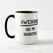 Mug Super Comme Mes Filles (Gauche)