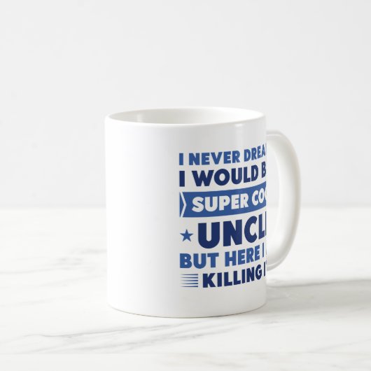 Mug Super Cool oncle (Devant droit)