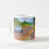 Mug Super Cool Super Fast Silver Sports Car (Devant gauche)
