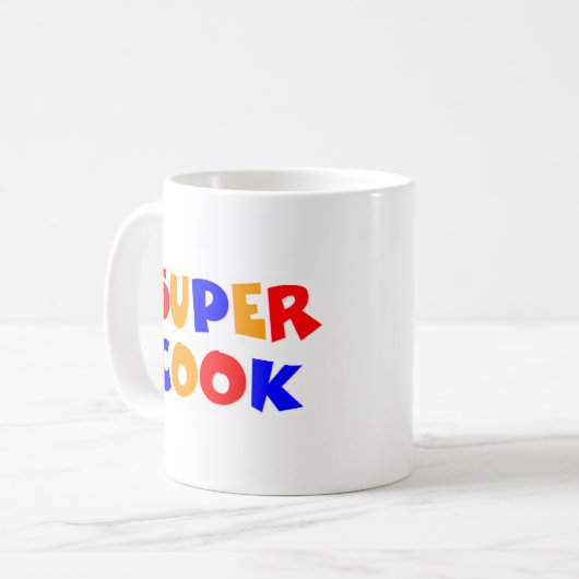 Mug super cuisinier (Devant gauche)