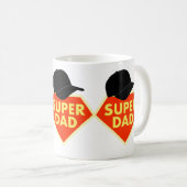 MUG SUPER DAD (Devant droit)