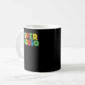 Mug Super Daddio Funny Gamer Papa Fête des pères Video (Devant gauche)
