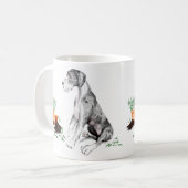 Mug Super Dane Naughty Pup MerleB UC (Devant gauche)