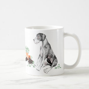 Mug Super Dane Naughty Pup MerleB UC