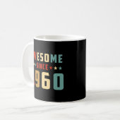 Mug Super depuis 1960 Anniversaire (Devant gauche)