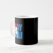 Mug Super design de combattant de Muay Thai pour kickb (Devant gauche)