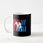 Mug Super design de combattant de Muay Thai pour kickb (Gauche)