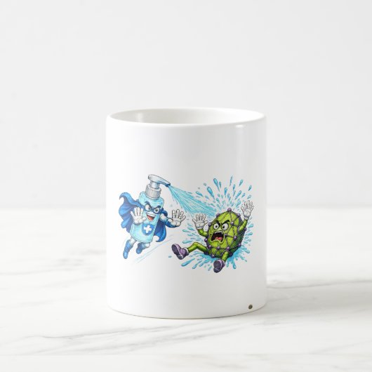 Mug Super désinfectant contre monstre de germes (Centre)