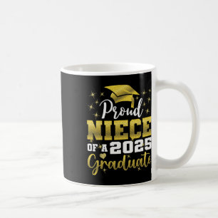 Mug Super Fière Nièce De 2025 Diplômée Senior Graduati