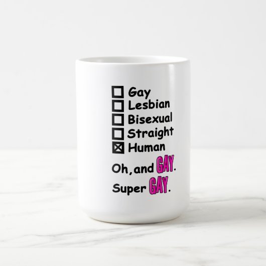 Mug Super Gay (Centre)