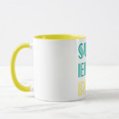 Mug Super girl Green and Yellow (Gauche)
