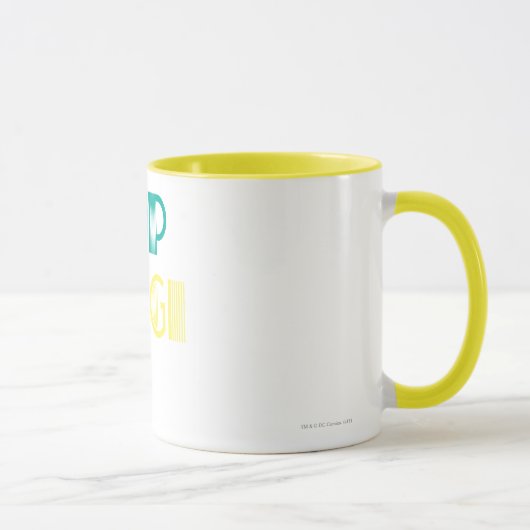 Mug Super girl Green and Yellow (Droite)