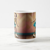 Mug "Super Glide : rythmes rétro sur roues de patinage (Centre)