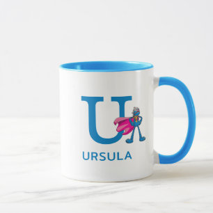 Mug Super Grover Ajouter Votre Nom Et Monogram U
