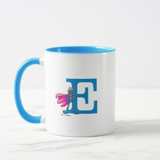Mug Super Grover Monogramme E (Gauche)