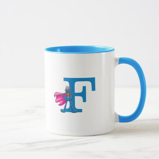 Mug Super Grover Monogramme F (Droite)